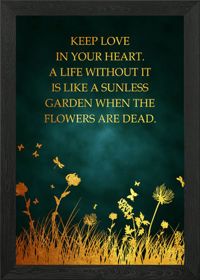 21 Oscar Wilde Quote Framed Wall Art Poster Canvas Print Picture