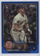 2023 Topps Chrome Update Blue Refractor 107/150 Joey Wiemer #USC80 0w3