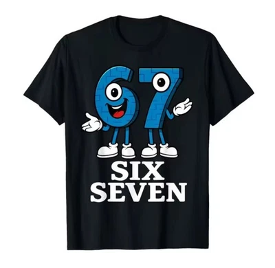 KIDZTRENDZ Sommer Kinder Erwachsene 67 Meme 3D-Druck T-Shirt Tops Trend Neu