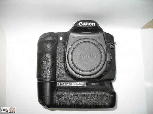 Canon EOS 40D SLR Digitalkamera body +Zubehörpaket Battery Grip BG-E2 +CF Karte