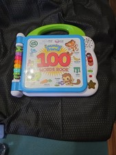 leapfrog learning friends 100 words book English Spanish Tested Working