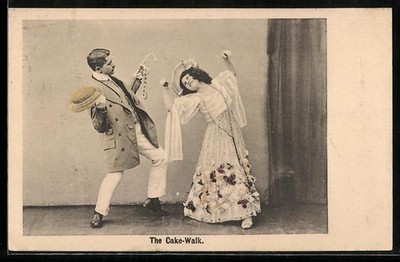 The Cake Walk, Dance, Postcard 