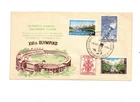 Australia 1956 Olympics  on UNADDRESSED  FDC  ( Multiple Cancels)