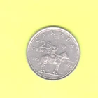 CANADIAN 25 CENT COIN  1973 ROYAL CANADIAN MOUNTED POLICE UNCIRCULATED