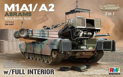 Ryefield-Model 1/35 RM5007 US MBT M1A1/A2 Abrams w/Full Interior