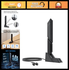 WiFi 7 Dual Band Antenna 2.4G/5G/6G Magnetic Base for Gaming PC Router