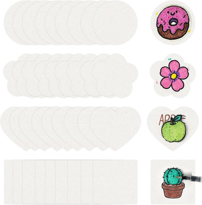 40 Stck. Magic Foam Textur Papier 3D Puffy Farbe mit Wasser Zum Selbermachen Leinwand Flauschiger Schwamm