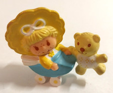 Strawberry Shortcake 2" PVC Figure Butter Cookie Jelly Bear Mini In Stroller