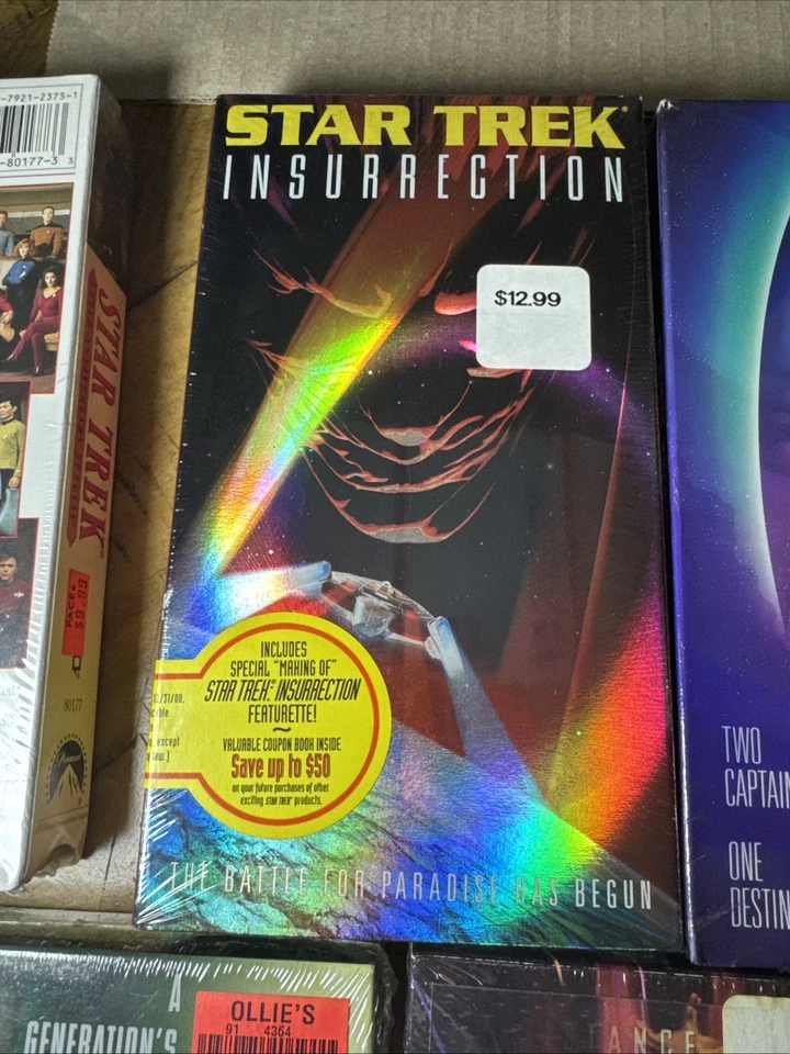 Star Trek VHS Movie Collection - Insurrection , Generations, Nemesis 🔥SEALED - Image 4 of 4