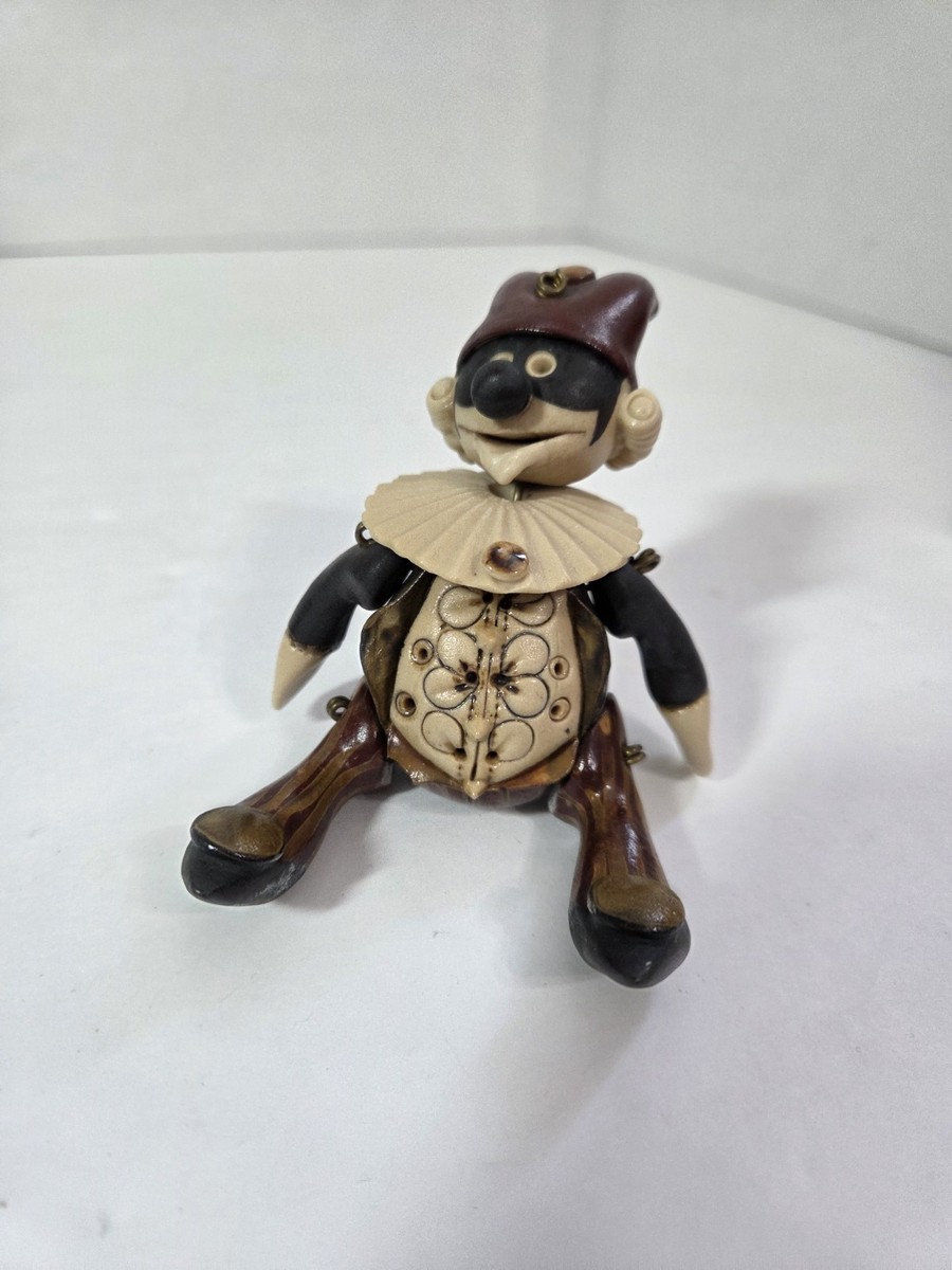 Federico Fabbrini I Pupi Clown Figurine Italy Puppet Laboratorio