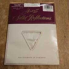 Hanes Silk Reflections Silky Sheer SZ EF WHITE control Top