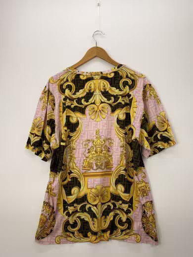 FENDI/T-shirt/XL/Cotton/Multicolor/All-over print/FENDACE thumbnail 2