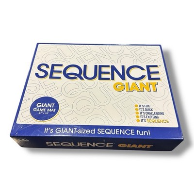 Sequence Giant Board Game 27  x 32  Game Mat Oversized Chips by Goliath 2021