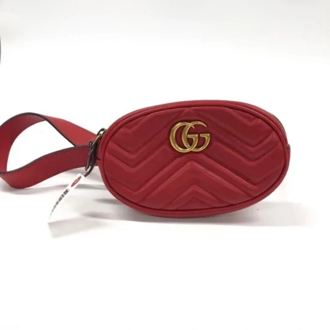 Gucci Gg Marmont Body Bag Cuir Pochette Taille m2_0417