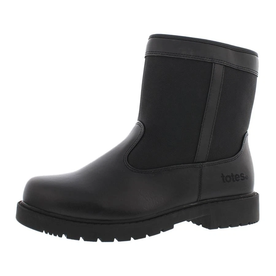 Kiks Mens Black Rubber Waterproof Zipper Front Overboots Rain Boots Size 10 Zip Black Rubber Boots for Men for sale | eBay main image 3
