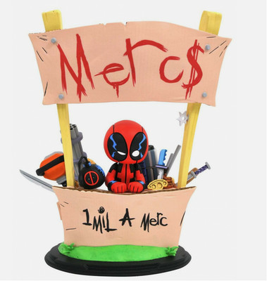 Diamond Select Toys Marvel Deadpool Merc for Hire Statue Figur Sammler