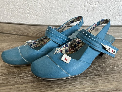 Jane Klain Sandalen / Mules "224-10-31-01" türkis Gr.: 39