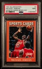 113616901 Michael Jordan 1991 Allan Kaye's Sports Cards News Hand Cut PSA 9 HOF