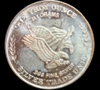 1981 U.S. Assay Office San Francisco 1 Oz .999 Silver Bullion Round