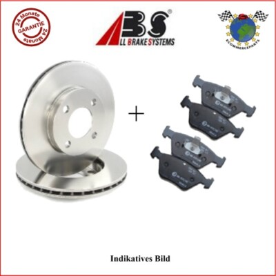 Kit Bremsscheiben Und Bremsbeläge Vorne Abs Für Mazda Rxd2