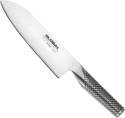 GLOBAL Kitchen Knife Santoku 180mm 7 in Stainless Steel Meat Vege JAPAN NEW