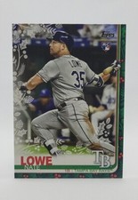 2019 Topps Holiday HW3 Nate Lowe Rookie Card - TEXAS RANGERS Free Shipping . rookie card picture