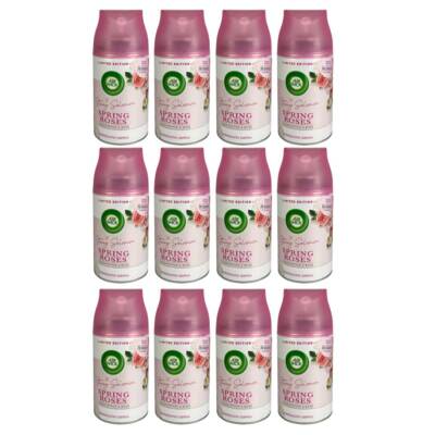 12x Air Wick Lufterfrischer Freshmatic Spring Roses 250ml