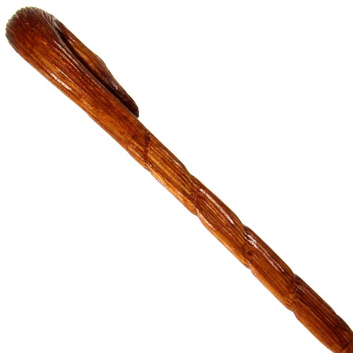 Varita mágica de madera de caoba tallada a mano 15" Dolohov con bolsa de terciopelo gratis - Imagen 8 de 11