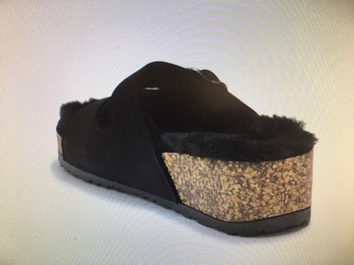 Dirty Laundry Time Out schwarze Damen-Sandalen mit Kunstfell NEU Größe 6, 7,5M - Bild 12 von 12