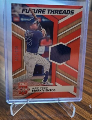 2022 Elite Extra Edition Future Threads Relic Orange #FT-MV Mark Vientos /199