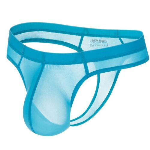 Ice Silk Men's Transparent G Strings Underwear Sexy Breathable Thongs Gay Briefs - Bild 1 von 19