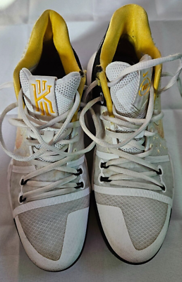 Nike Kyrie 3 N7 899355-117 White Yellow Black Men display picture 3