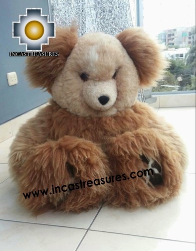 100% Baby Alpaca Fur Teddy Bear 35" inch (Free Shipping Worldwide) - Picture 4 of 5