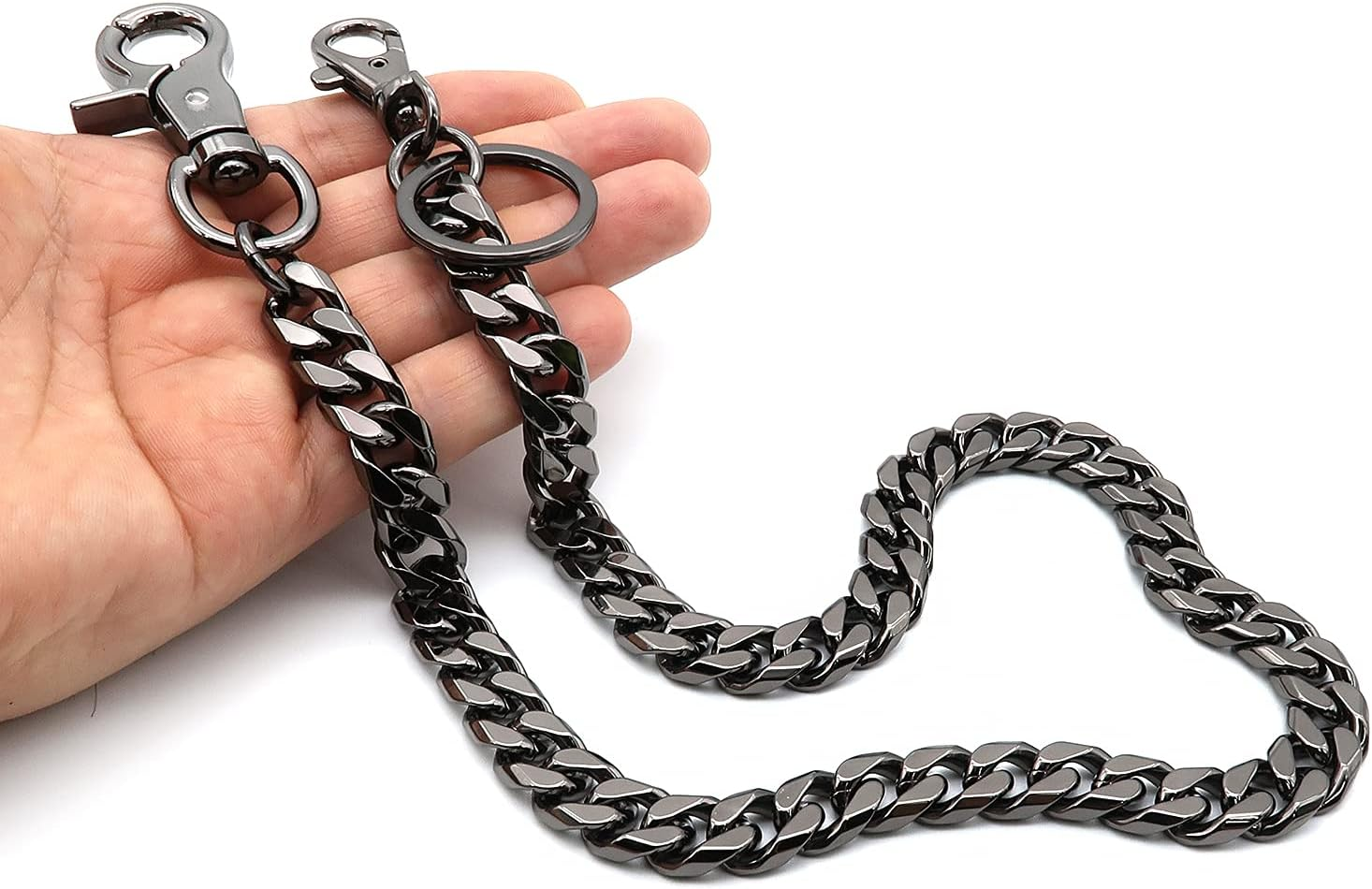 Punk Biker Wallet Chain for Men Women Boys Girls Motorcycle Jeans  -image