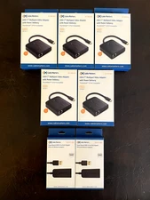(2) USB 3.0 to Gigabit Ethernet Adapter / (7) USB-C Multiport Video Adapter w/PS