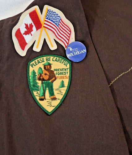 Gilet Scout Michigan Vintage Scout Lotto Distintivi 5 Gilet Totale - Foto 16 di 24
