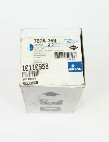 White Rodgers 767A-369 Hot Surface Furnace Ignitor Replaces Robertshaw 41-401