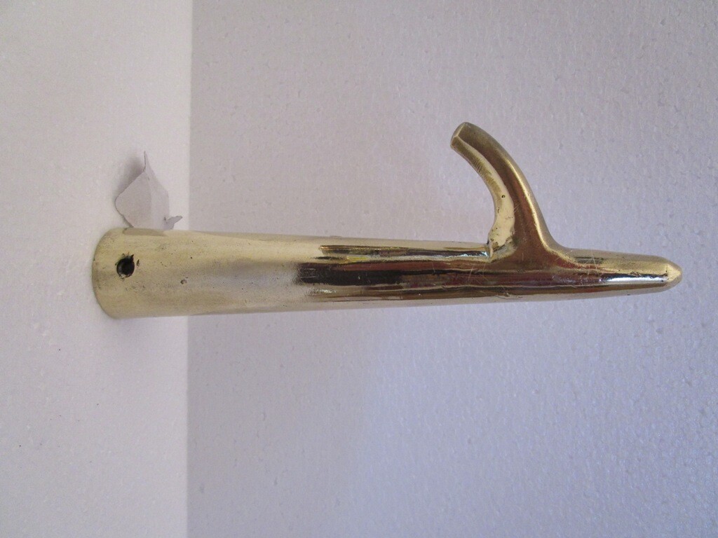 VINTAGE Marine BRASS Boat Hook Head BOATHOOK SHIP'S 100 ORIGINAL