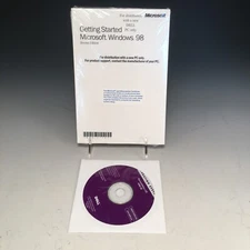 Getting Started Microsoft WINDOWS 98 Second Edition & Booklet Dell with CD-ROM.