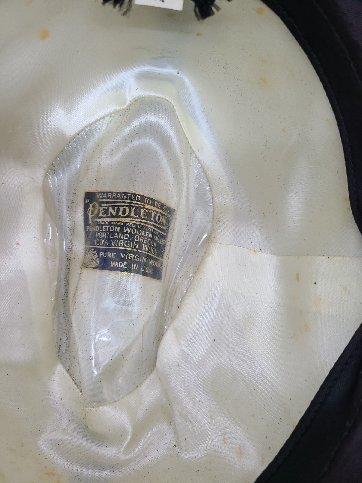 Pendleton Tweed Fedora Walking Hat Size Medium 7-… - image 7