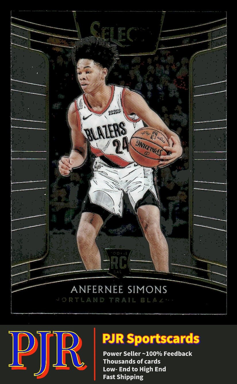 2018 Panini Select #39 Anfernee Simons   Portland Trail Blazers