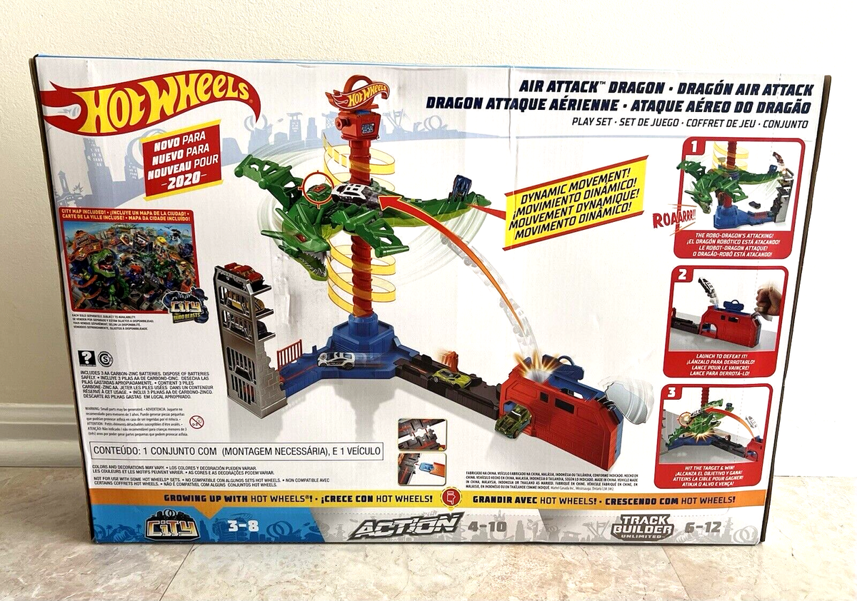 Wheels City Dragon Hot Wheels Ataque Dragon Hot Wheels City Air