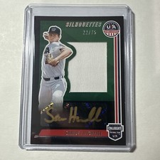 2022 Stars & Stripes SAMUEL HIGHFILL Silhouettes Auto RC Jersey Black Gold 22/75