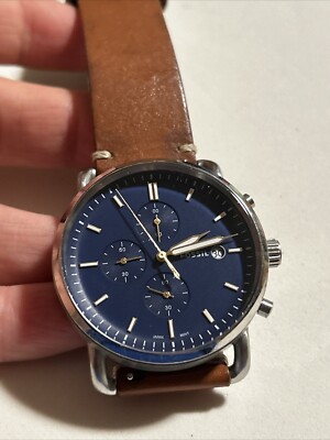 Fossil Commuter Chronograph Fs5402 Fossil FOSSIL THE COMMUTER Blue