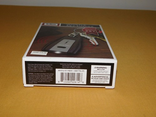 KEYCHAIN 2014 TOTES WHISTLE KEY FINDER LED LIGHT NOS NEW OLD STOCK IN BOX - Picture 8 of 8