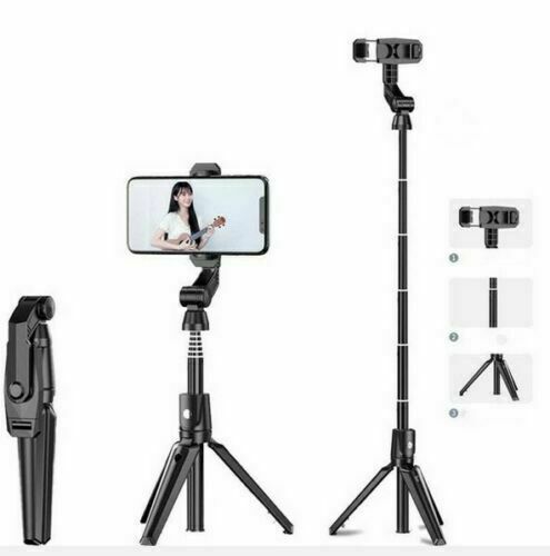 Bastone Selfie Con Treppiede - Estensibile Fino A 1m | Telecomando Bluetooth | Compatibile IPhone E Android - Foto 3