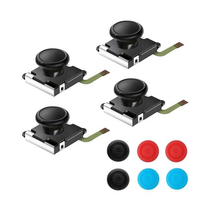 4PCS Analoger Thumbstick Joystick für NS 3D Ersatz Links und Rechts Controlle...