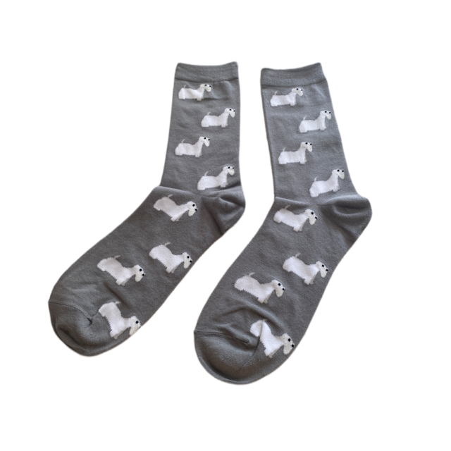 SEALYHAM TERRIER SOCKS UNISEX ONE SIZE FIT UK SIZE 5 11 FUN SEALYHAM