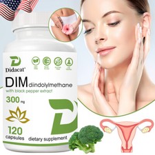 DIM Supplement 300mg, Estrogen Balance, Supports Acne  PCOS Relief