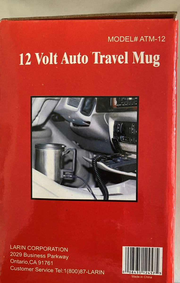 Larin 12V Auto Heated Travel Mug Stainless Steel in-car Travel Mug | eBay